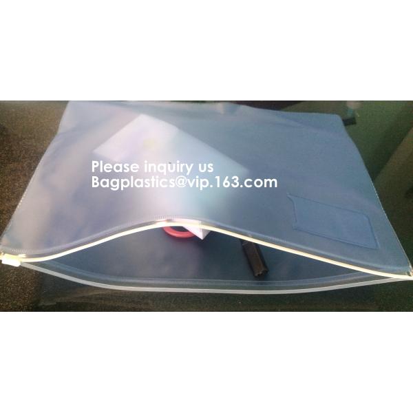 File Packing Bag With Zipper  Zipper File Bag PVC Document Plastic Bag,Zipper Pouch Zipper File Bags File Holders