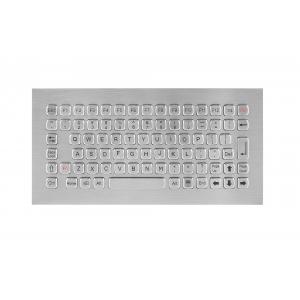 China Vandal Proof Rugged Panel Mount Keyboard , Stainless Steel Keyboard for Self Service Kiosk supplier