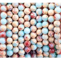 China Semi Precious Stone Shoushan Stone Jasper Loose Bead Strands Snakeskin Stone for DIY Jewelry Making on sale