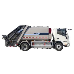 China JAC Waste Collection Electric Garbage Compactor Truck with Pure Electric Energy and Smooth Operation wholesale