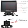 Eco Friendly Car Reverse Camera With LCD Monitor  7 Inch Dashboard Placement