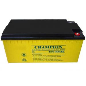 China Champion Deep Cycle Battery 12V200AH NP200-12-G Sealed Lead Acid Solar GEL Battery
