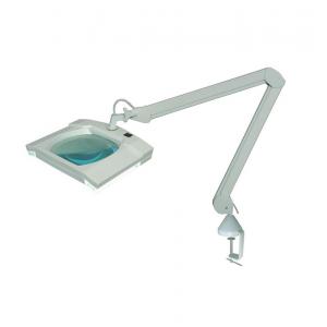 Square 5 Diopter Led Magnifying Lamp AC 110V White Ciolor With 80 LEDs