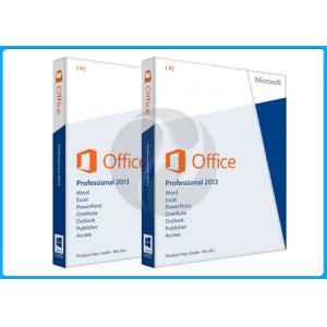China Download Microsoft Office Product Key Code Microsoft Office 2013 Professional Retail Box supplier
