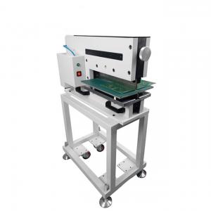 China 220V 60HZ automatic PCB V Groove Cutting Machine 330mm Cutting Length supplier