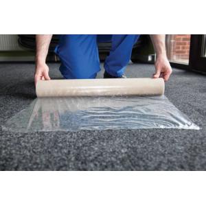 China Anti Humidity Oil Paint 15m 500mm Carpet Protection Film Home Remodeling supplier