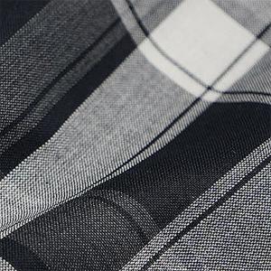 230gsm Suit Cloth Material Black And White Checkered Pattern Blazer Fabric