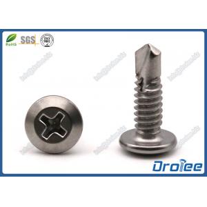 China Philips Wafer Head Self Drilling Screw, Stainless Steel 304 / 316 / 18-8 / 410 supplier