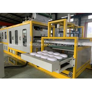 China PS Foam Take Away Food Box Making Machine / Plate Forming And Cutting Machine For Meals supplier