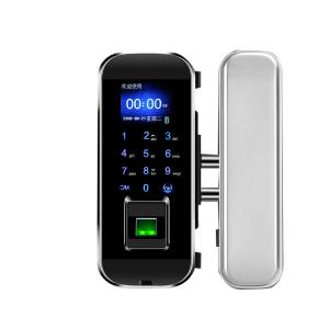 Biometric keyless entry door lock fingerprint Door Lock For Glass Door