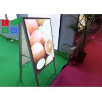 China 706x500mm Double Sided LED Poster Stand A Shaped Aluminium Frame on sale