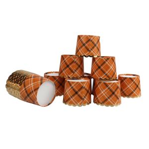 Les tasses de cuisson de papier faites sur commande de petit pain de petits gâteaux font le revêtement cuire au four de tasse