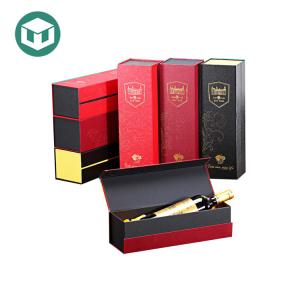 China Greyboard Wine Packaging Boxes wholesale