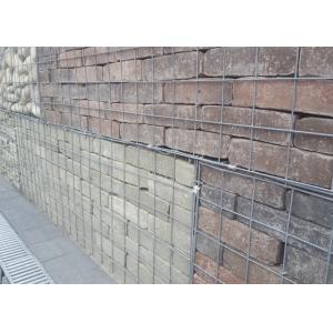 China Pvc Coating Galvanized Welded Mesh Gabions For Garden Decoration Wall supplier