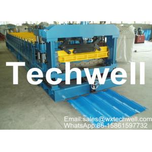 China 0 - 15m / min Forming Speed Roof Tile Making Machine 0.4 - 0.6mm Material Thickness supplier