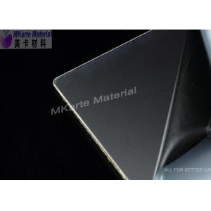 Ultra Glossy Finish Card  Stainless Steel Plate For Card Laminator Use