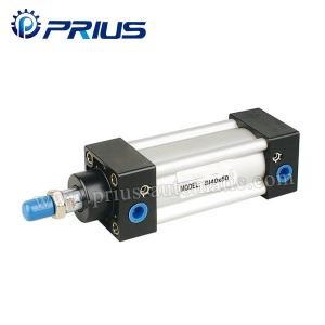 China SI Series Double Acting Pneumatic Air Cylinder 50~800mm/S Speed ISO 15552 Standard supplier