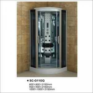 Free Standing Luxury Shower Cubicles Corner Shower Cabinets With Foot Massage