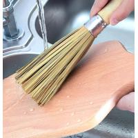 China Scrubbing 11.8 Inch Bamboo Dish Scrub Brush Home Restaurant Kitchen Tool on sale