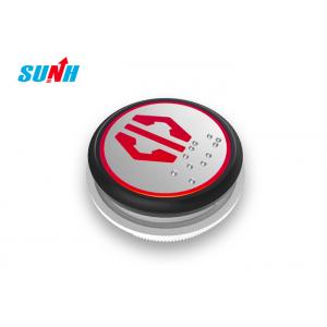 Outdoor Replacement Elevator Buttons Plastic Customized Etched Surface