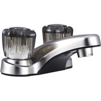 China Lightweight Acrylic RV Bathroom Faucet Brushed Nickel Bathroom Taps on sale