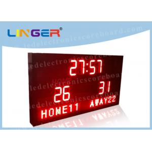 China 1m x 2m Size and Red Color 12inch Digits Led Electronic Board for Semi - Outdoor supplier
