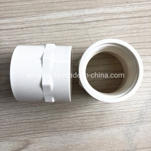 1-1/2" White PVC Female Thread Adaptor Plastic Pipe Fitting with SCH40 Wall Thickness