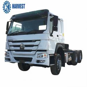 China Radial 12.00R20 Tyres 6x4 HOWO Fuel Tank 400L RHD Prime Mover Truck supplier
