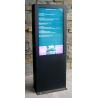 Outdoor Lcd Floor Standing Advertising Touch Screen Kiosk Display 1200 Nits