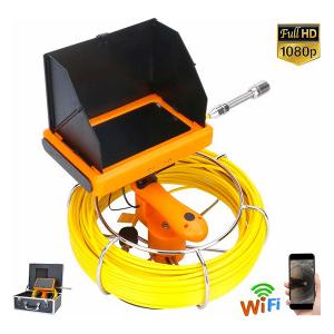 7inch Sewer Line Drain Pipe Inspection Camera 20m DVR 360 Degree