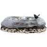 China Fiberglass / Resin Material Cast Stone Fountains For Garden Ornaments wholesale