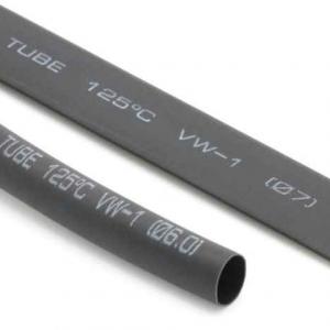 China Halogen Free 3mm Ultra Thin Heat Shrink 0.4mm Black Shrink Wrap Tubing supplier