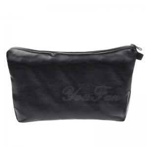 China Handy PU Leather Travel Organizer Cosmetic Bag OEM / ODM For Ladies supplier
