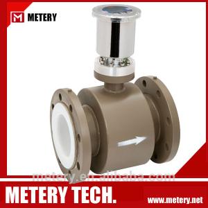 Battery powered electromagnetic flow meter MT100E
