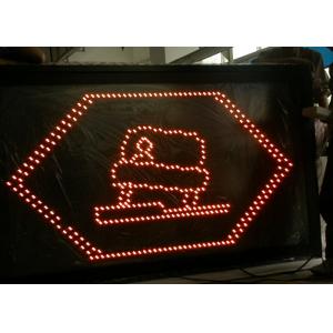 IP65 Electronic Traffic Sign Boards Customized 3 In1 SMD Lens
