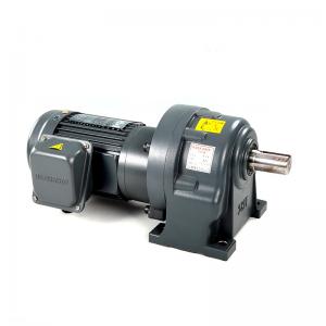 Helical Gear AC Motor Single Phase Geared Motor Reduction Ratio 1:50
