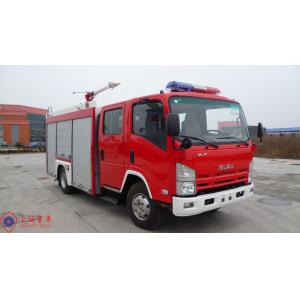 China AKRON Fire Monitor 5 Seats ISUZU Chassis 4X2 Drive Foam Fire Truck Small Capacity supplier