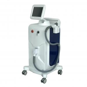 China Diode Laser Soprano Laser Machine , Ice Cooling 808nm Hair Removal Machine 800 Watt supplier