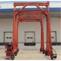 China Red Steel Standard Mobile Container Crane , Port Gantry Crane Container Handling Crane on sale