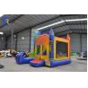 China Blower-Equipped Inflatable Crayon Bounce House with Side Slide and Customizable Design wholesale
