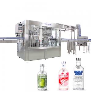 China Glass Packaging Alcohol Bottle Filling Machine 500BPH~10000BPH Liquor Filling Machine supplier