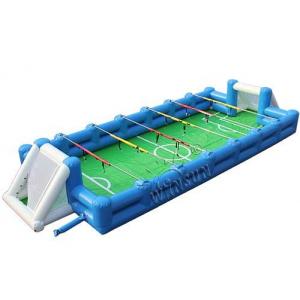 China Inflatable Human Table Football 15x6m With High Efficiency Air Blower supplier