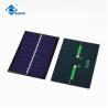 China 0.65W 6V poly cristalline bipv solar panel ZW-9060 Lightweight Silicon Solar PV Module 0.11A wholesale