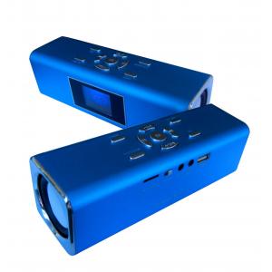 China Powerful Wireless portable mini LCD screen FM speaker used Lithium battery BT-SC42 supplier