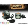 234g Black 8000lux LED Mining Light Digital Cordless Mining Safety Cap Lamps