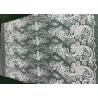 Embroidered Floral Sequin Tulle Lace Fabric For Bridal Couture Polyester Nylon