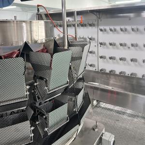 China Food Grade Automatic Vacuum Frozen Food Pouch Packing Machine Shrimp Squid Rings Bag Multihead Weigher Filling Packing Machine wholesale