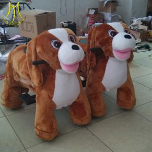 Hansel  hot in USA plush electric walking horse toy for kids dog scooter in shopping mall