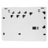 4-Cores SC APC Plastic Fiber Optic Faceplate Socket Panel for Indoor in FTTH Network