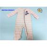 Stripe AOP Baby Pram Suit 100% Polyester Micro Fleece Long Sleeve Coverall